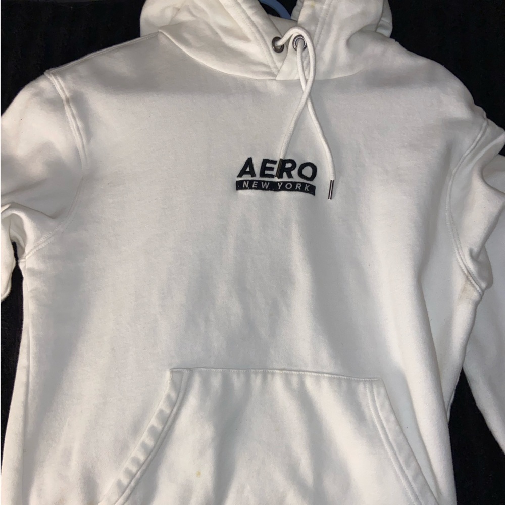 Aeropostale white hoodie